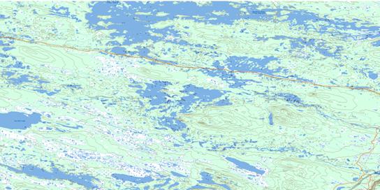 Raft River Topo Map 023H10 at 1:50,000 scale - National Topographic System of Canada (NTS) - Toporama map