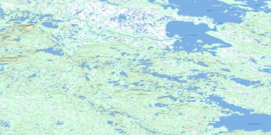 Colville Lake Topo Map 023H12 at 1:50,000 scale - National Topographic System of Canada (NTS) - Toporama map