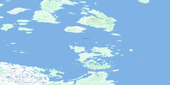 No Title Topo Map 023I01 at 1:50,000 scale - National Topographic System of Canada (NTS) - Toporama map