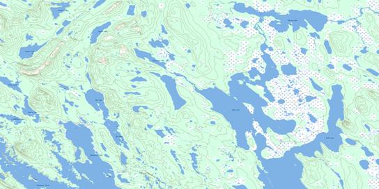 Wade Lake Topo Map 023I05 at 1:50,000 scale - National Topographic System of Canada (NTS) - Toporama map