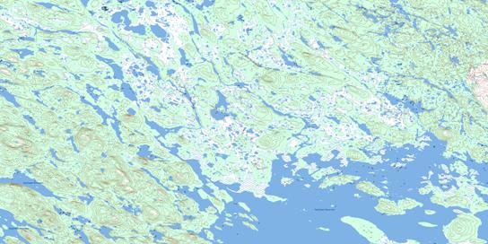 No Title Topo Map 023I07 at 1:50,000 scale - National Topographic System of Canada (NTS) - Toporama map