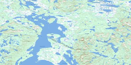 Signal Hill Topo Map 023I09 at 1:50,000 scale - National Topographic System of Canada (NTS) - Toporama map