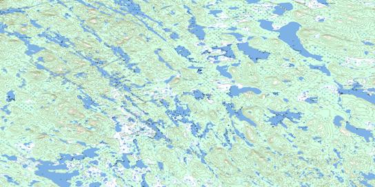 No Title Topo Map 023I10 at 1:50,000 scale - National Topographic System of Canada (NTS) - Toporama map