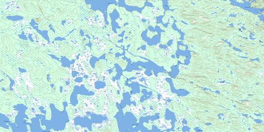 No Title Topo Map 023I11 at 1:50,000 scale - National Topographic System of Canada (NTS) - Toporama map