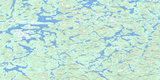 Lac La Milleraye Topographic map 023J04 at 1:50,000 Scale