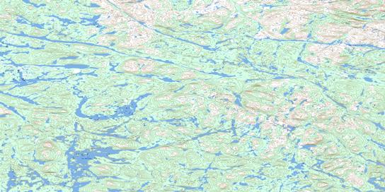Lac Desliens Topo Map 023J06 at 1:50,000 scale - National Topographic System of Canada (NTS) - Toporama map