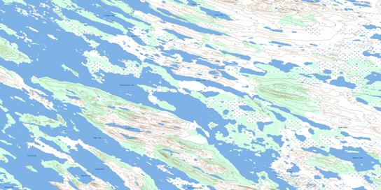 Cavers Lake Topographic map 023J09 at 1:50,000 Scale