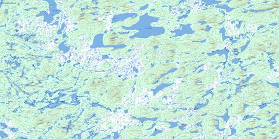 Lac Malapart Topo Map 023K02 at 1:50,000 scale - National Topographic System of Canada (NTS) - Toporama map