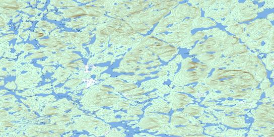 Lac Delornieu Topo Map 023K08 at 1:50,000 scale - National Topographic System of Canada (NTS) - Toporama map