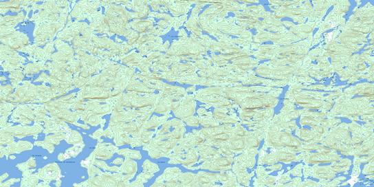 Lac Costebelle Topo Map 023K15 at 1:50,000 scale - National Topographic System of Canada (NTS) - Toporama map
