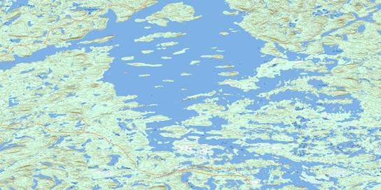 Baie Vipart Topographic map 023L10 at 1:50,000 Scale