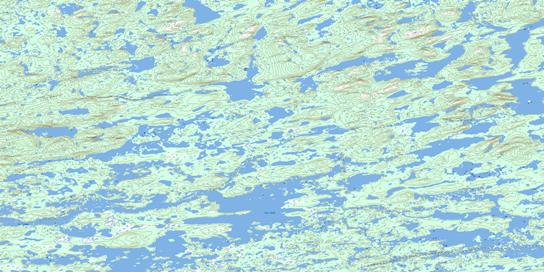 Lac Louet Topo Map 023M05 at 1:50,000 scale - National Topographic System of Canada (NTS) - Toporama map