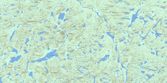 Lac Weeks Topographic map 023N01 at 1:50,000 Scale