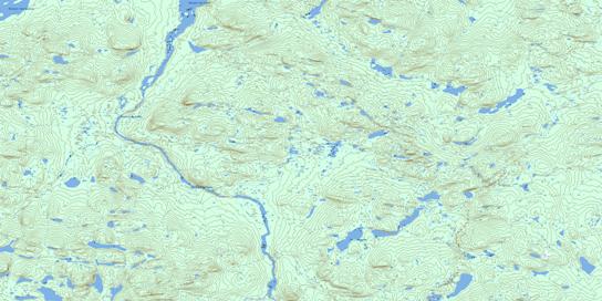 Lac Fontisson Topo Map 023N08 at 1:50,000 scale - National Topographic System of Canada (NTS) - Toporama map