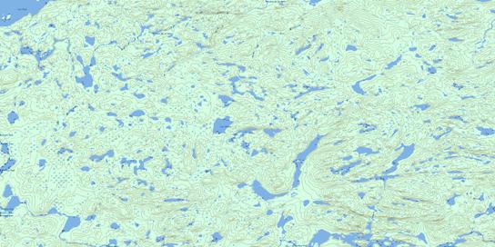 Lac Chalet Topo Map 023N13 at 1:50,000 scale - National Topographic System of Canada (NTS) - Toporama map