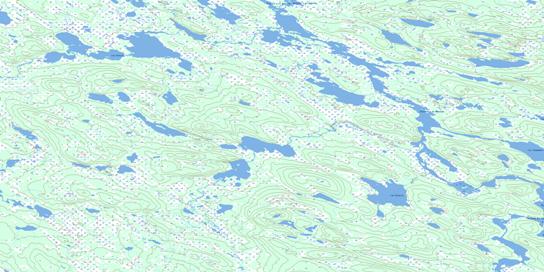 Lac Gitton Topo Map 023O16 at 1:50,000 scale - National Topographic System of Canada (NTS) - Toporama map