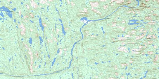 Lac Grand Rosoy Topo Map 023P06 at 1:50,000 scale - National Topographic System of Canada (NTS) - Toporama map