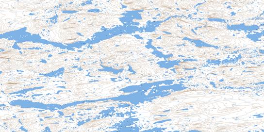 Lac Dihourse Topo Map 024A08 at 1:50,000 scale - National Topographic System of Canada (NTS) - Toporama map