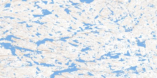 Lac Pennoyer Topo Map 024A16 at 1:50,000 scale - National Topographic System of Canada (NTS) - Toporama map