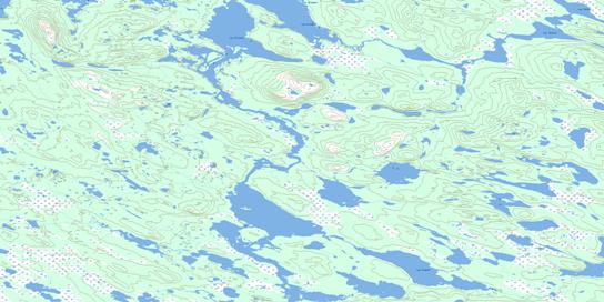 Lac Payant Topo Map 024B01 at 1:50,000 scale - National Topographic System of Canada (NTS) - Toporama map