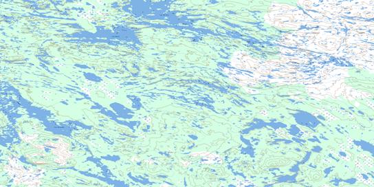 Lac Morel Topo Map 024B10 at 1:50,000 scale - National Topographic System of Canada (NTS) - Toporama map