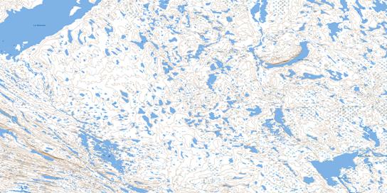 Lac Horseshoe Topo Map 024B12 at 1:50,000 scale - National Topographic System of Canada (NTS) - Toporama map