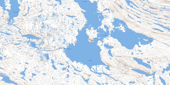 Lac Otelnuk Topographic map 024C01 at 1:50,000 Scale