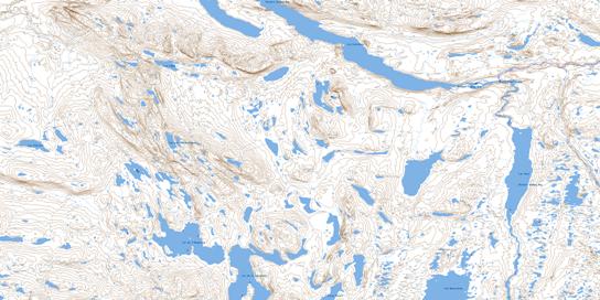 Lac Patu Topo Map 024C10 at 1:50,000 scale - National Topographic System of Canada (NTS) - Toporama map