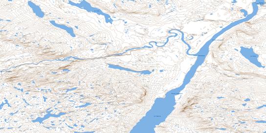 Chute Aux Schistes Topo Map 024C11 at 1:50,000 scale - National Topographic System of Canada (NTS) - Toporama map