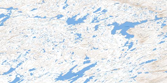 Lac Methuselah Topo Map 024C13 at 1:50,000 scale - National Topographic System of Canada (NTS) - Toporama map