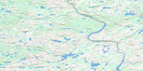 Ruisseau Laperottiere Topo Map 024D11 at 1:50,000 scale - National Topographic System of Canada (NTS) - Toporama map