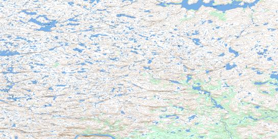 Lac Grammont Topo Map 024E05 at 1:50,000 scale - National Topographic System of Canada (NTS) - Toporama map