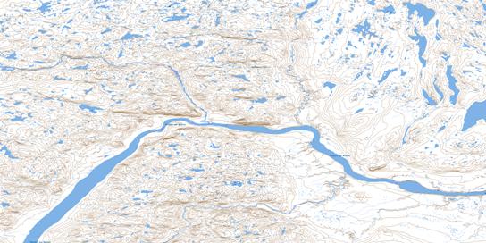 Colline Gossen Topo Map 024E09 at 1:50,000 scale - National Topographic System of Canada (NTS) - Toporama map