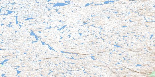 Lac La Fidelite Topo Map 024E10 at 1:50,000 scale - National Topographic System of Canada (NTS) - Toporama map