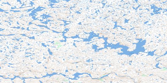Lac Ikirtuuq Topo Map 024E11 at 1:50,000 scale - National Topographic System of Canada (NTS) - Toporama map