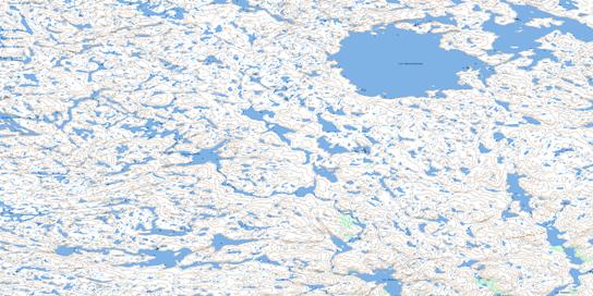 Lac Kakiattukallak Topographic map 024E12 at 1:50,000 Scale