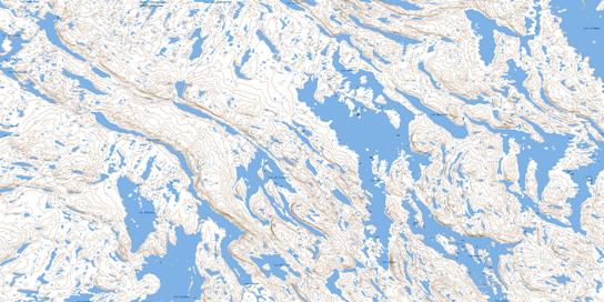 Lac Jogues Topo Map 024F02 at 1:50,000 scale - National Topographic System of Canada (NTS) - Toporama map
