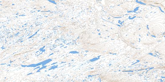 Lac Drumlin Topo Map 024F04 at 1:50,000 scale - National Topographic System of Canada (NTS) - Toporama map