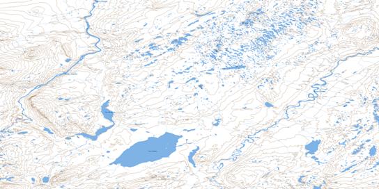 Lac Forbes Topo Map 024F05 at 1:50,000 scale - National Topographic System of Canada (NTS) - Toporama map