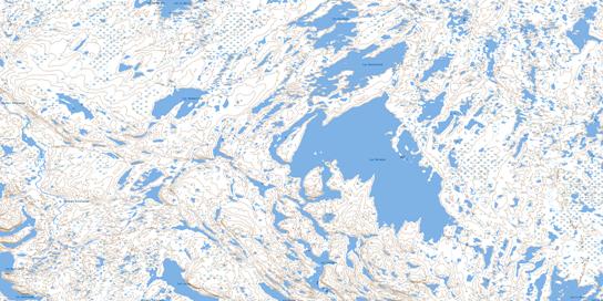Lac Herodier Topo Map 024F07 at 1:50,000 scale - National Topographic System of Canada (NTS) - Toporama map