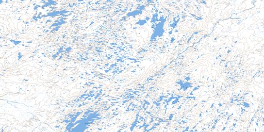 Lac Le Mercier Topographic map 024F10 at 1:50,000 Scale