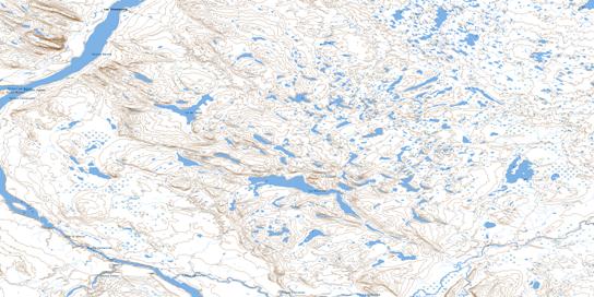 Gorge Du Manitou Topographic map 024F11 at 1:50,000 Scale