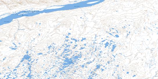 Lac Scattered Topo Map 024F15 at 1:50,000 scale - National Topographic System of Canada (NTS) - Toporama map