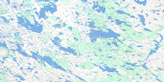 Lac Soissons Topographic map 024G01 at 1:50,000 Scale