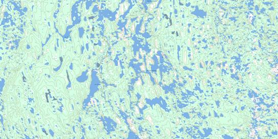 Lac Glover Topographic map 024G05 at 1:50,000 Scale