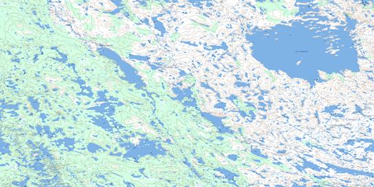 Lac La Moinerie Topo Map 024G07 at 1:50,000 scale - National Topographic System of Canada (NTS) - Toporama map