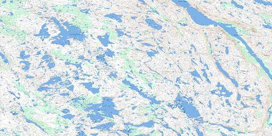 Lac Sivulijartalik Topo Map 024G09 at 1:50,000 scale - National Topographic System of Canada (NTS) - Toporama map