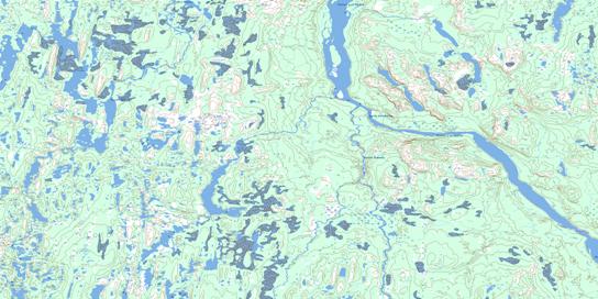 Rapide Sarvakutaaq Topographic map 024G13 at 1:50,000 Scale