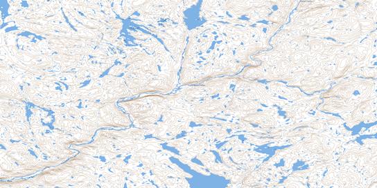 Lac Amarault Topo Map 024H01 at 1:50,000 scale - National Topographic System of Canada (NTS) - Toporama map