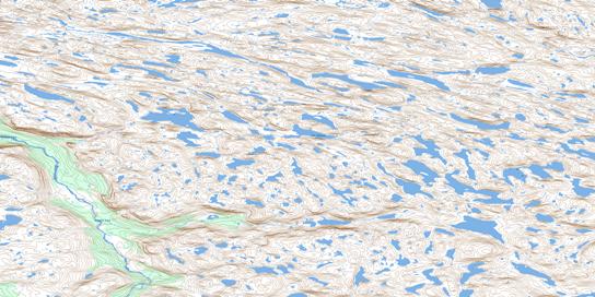 Lac Ijurvik Topographic map 024I03 at 1:50,000 Scale